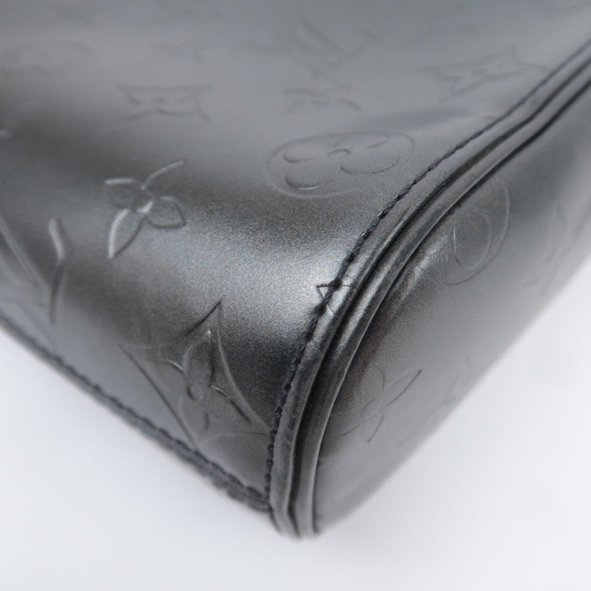 Louis Vuitton Monogram Matte Alston Shoulder Bag Noir M55122