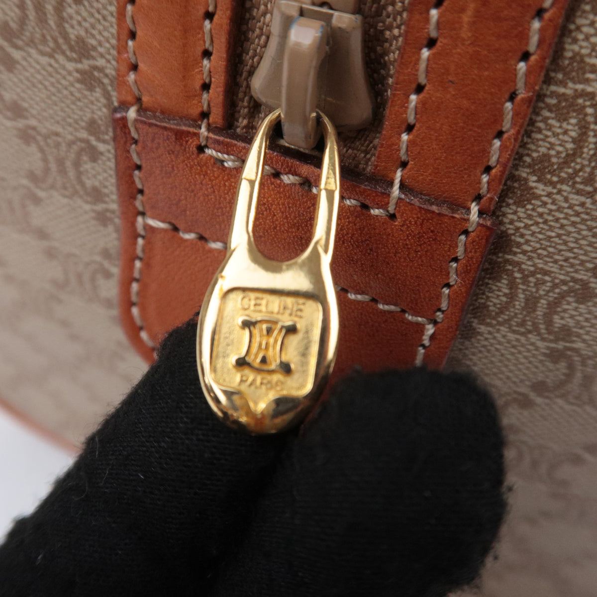 CELINE Macadam Mini Boston Bag