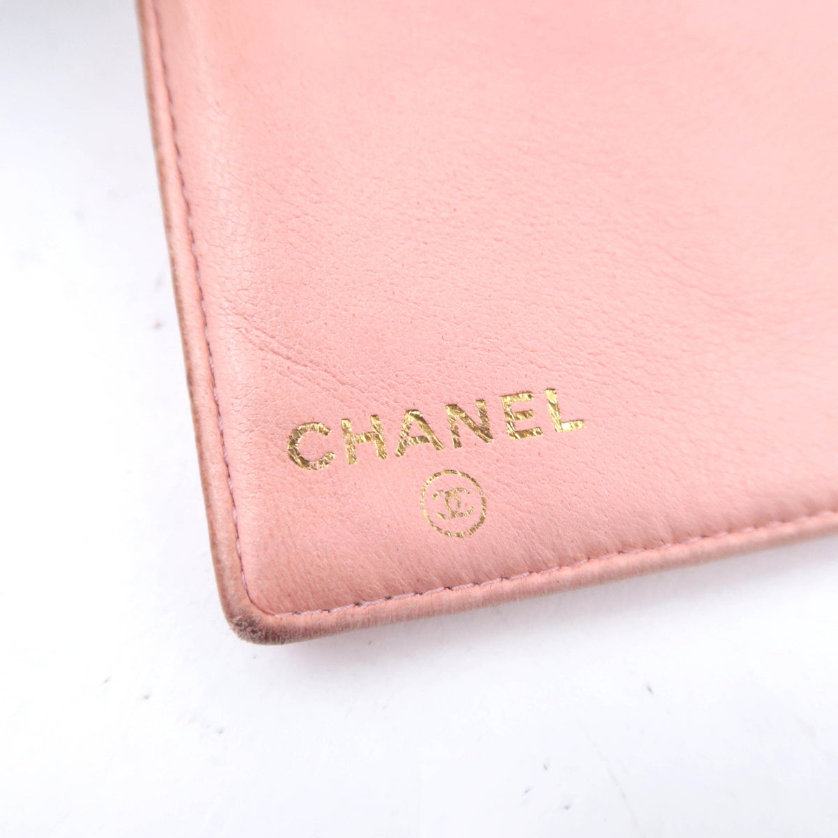 CHANEL Coco Mark Kiss Lock Wallet Caviarskin