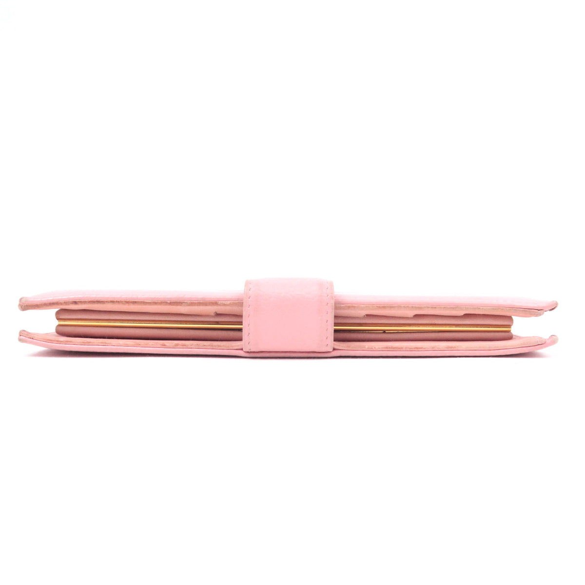 CHANEL Coco Mark Kiss Lock Wallet Caviarskin