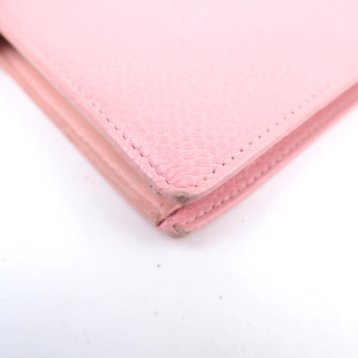 CHANEL Coco Mark Kiss Lock Wallet Caviarskin