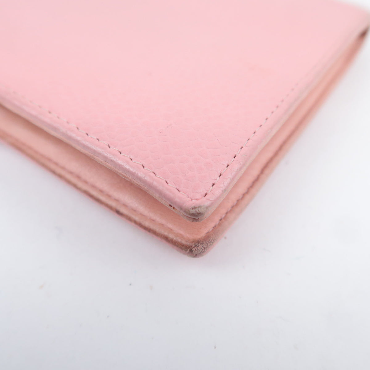 CHANEL Coco Mark Kiss Lock Wallet Caviarskin