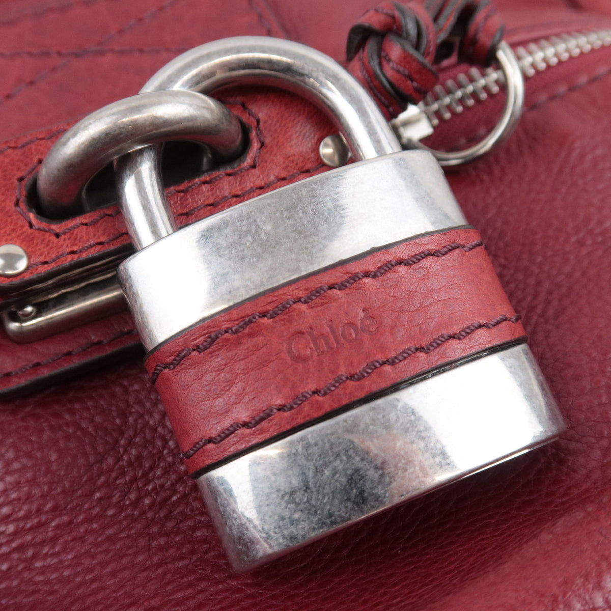 Chloe Paddingto Leather Satchel Bag