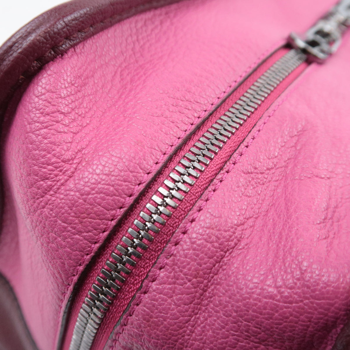 LOEWE Amazona 28 Handbag Leather Pink