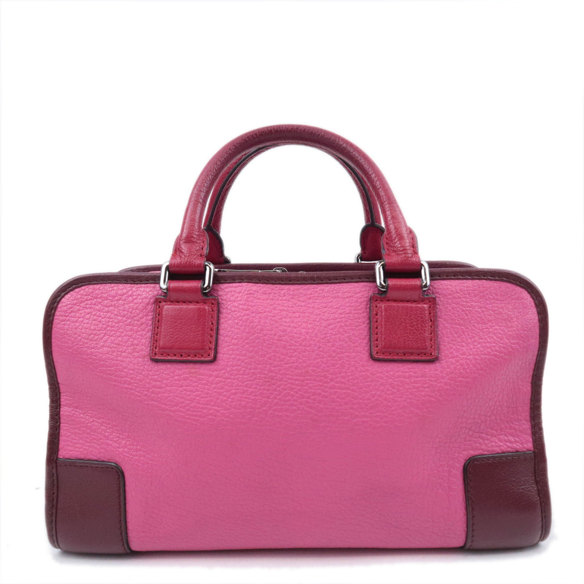 LOEWE Amazona 28 Handbag Leather Pink