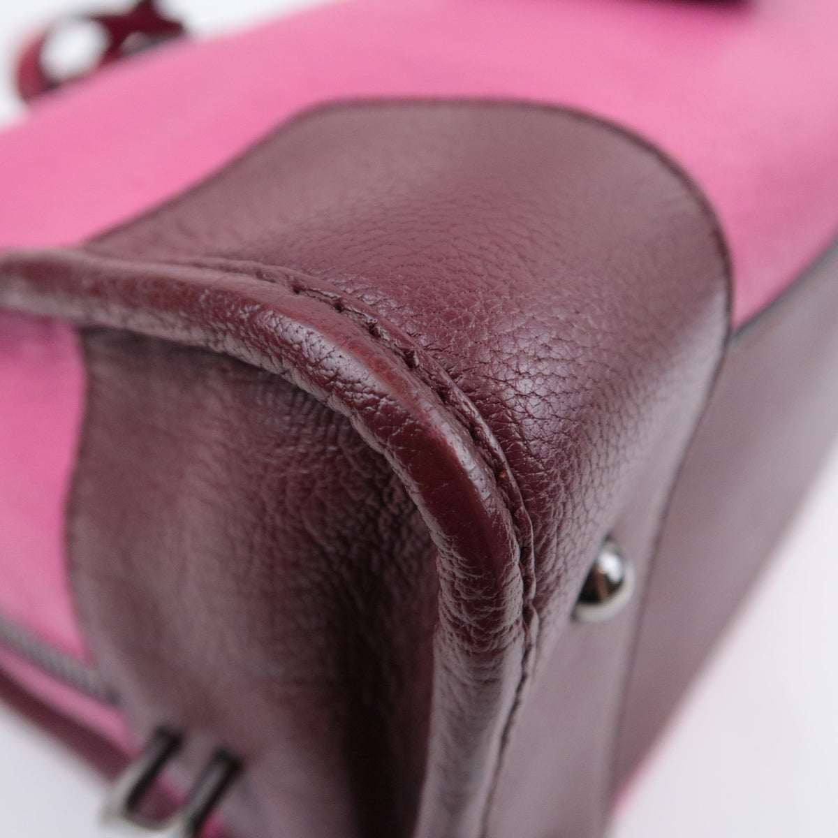 LOEWE Amazona 28 Handbag Leather Pink