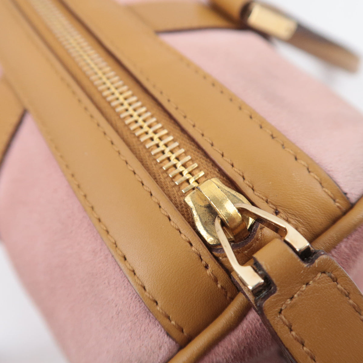 GUCCI by Tom Ford Pink Suede Satchel Bag 000.0851