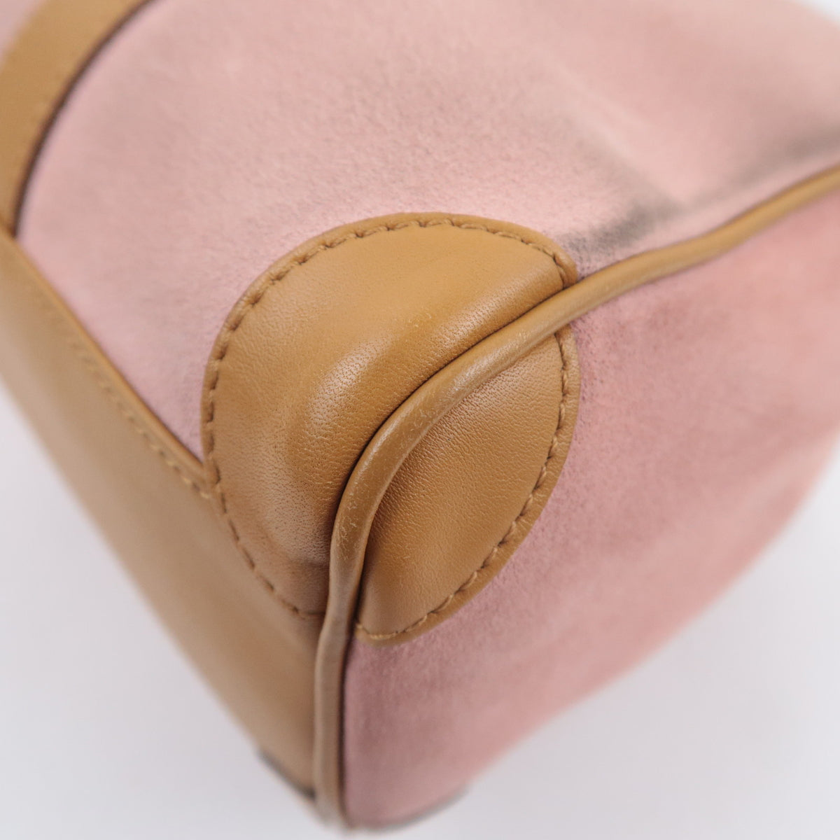GUCCI by Tom Ford Pink Suede Satchel Bag 000.0851