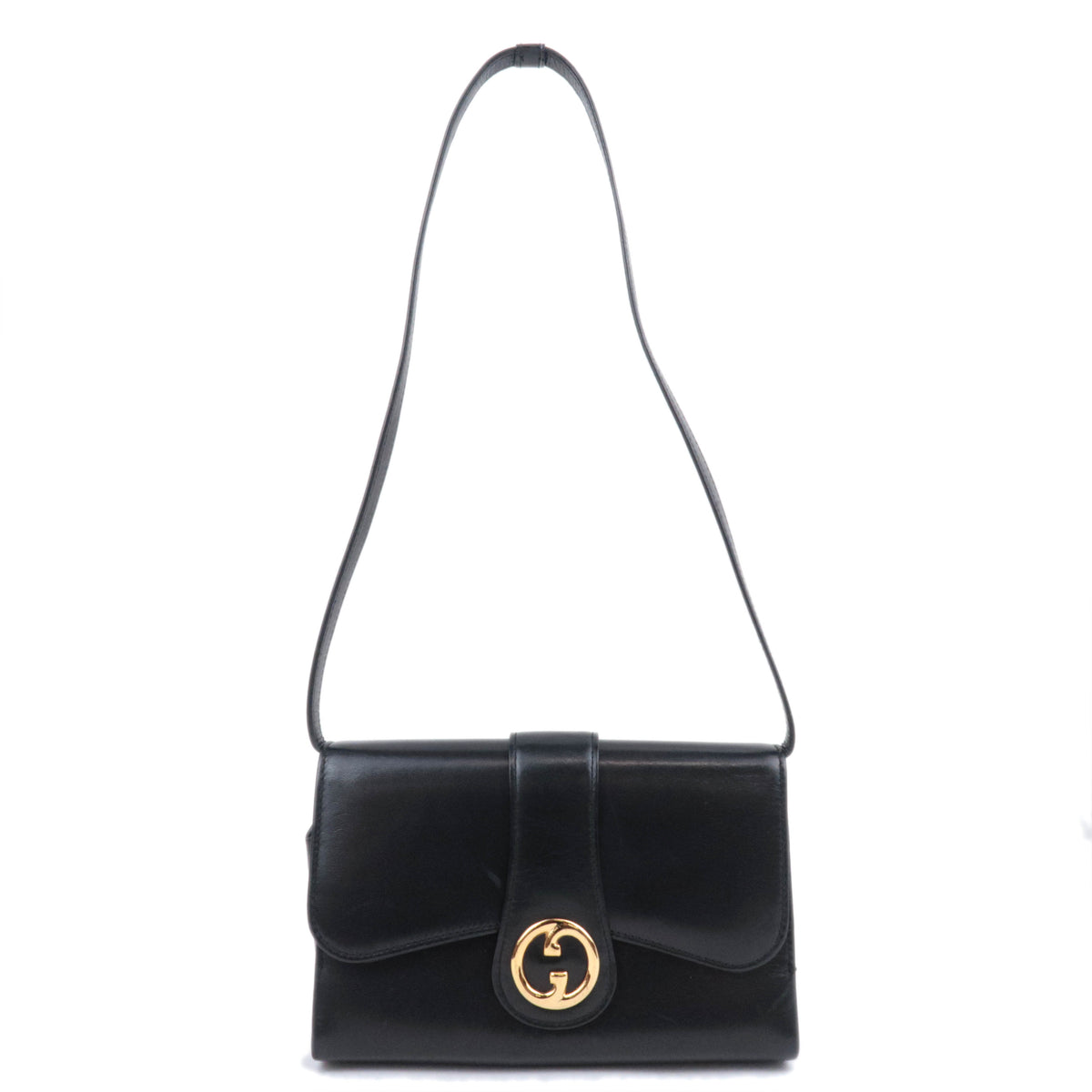 GUCCI Old Gucci Leather Shoulder Bag92679