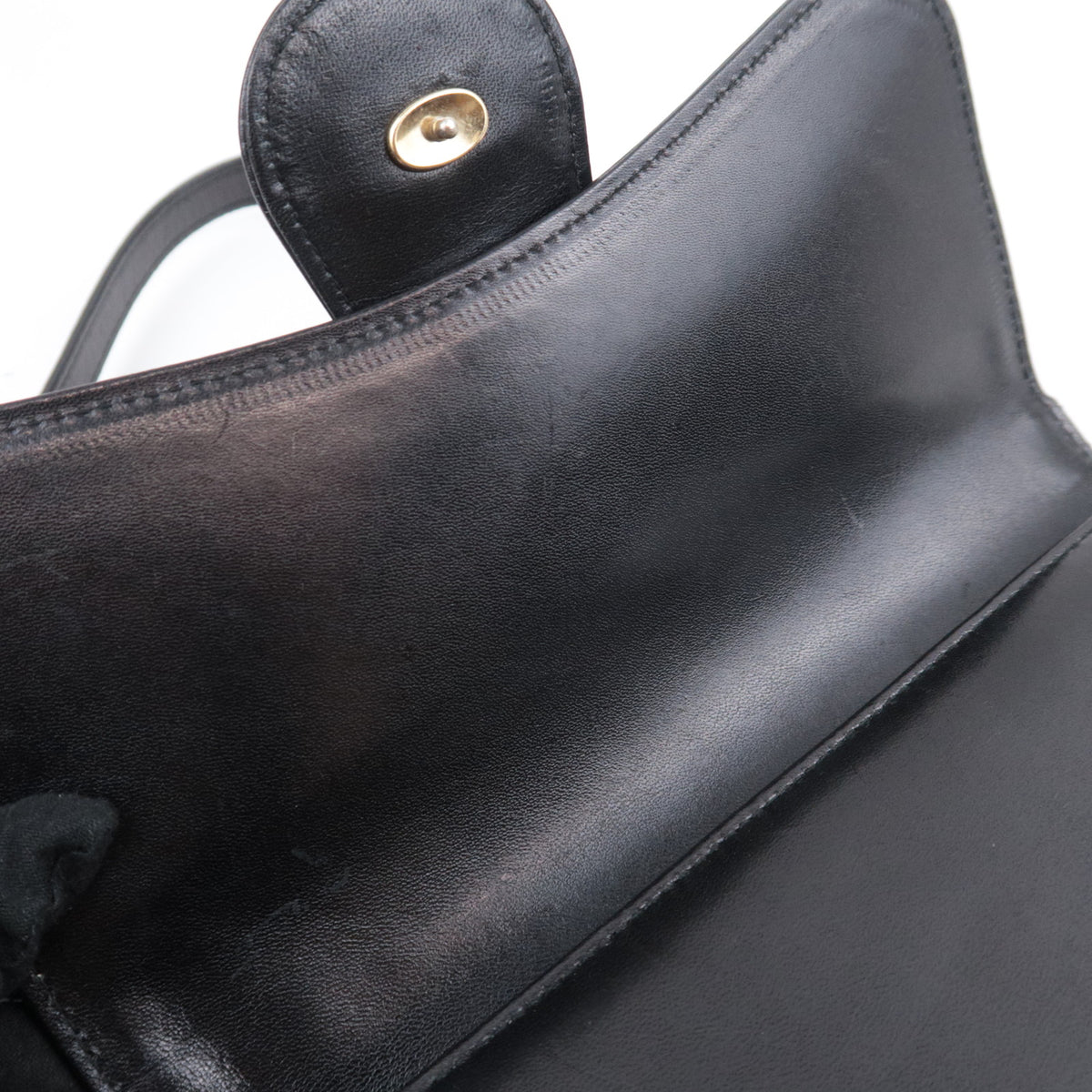 GUCCI Old Gucci Leather Shoulder Bag