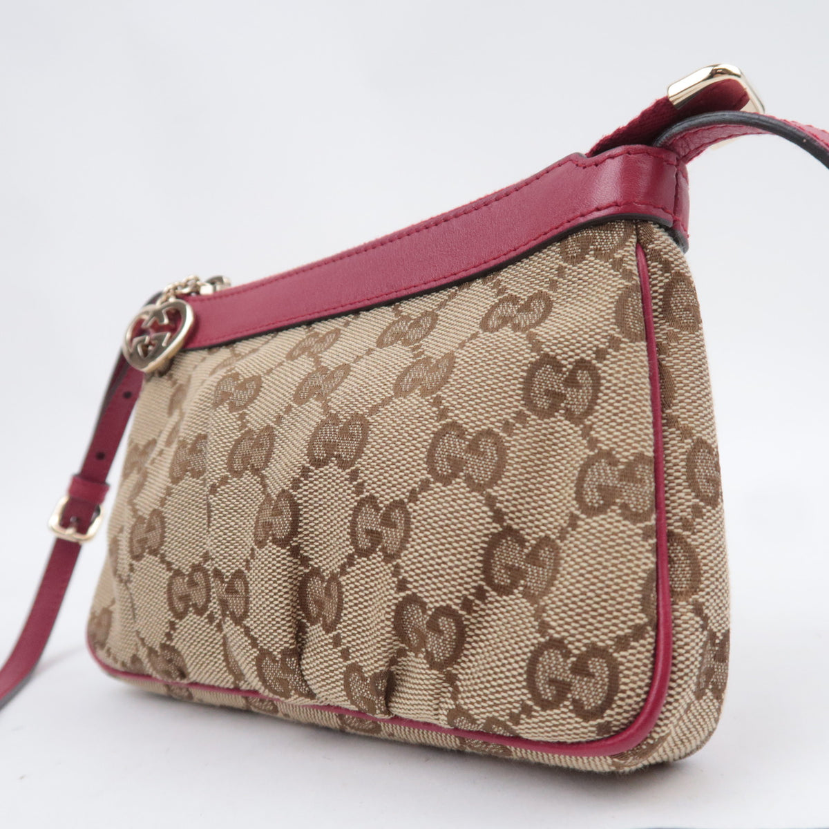 GUCCI Lovely GG Canvas Shoulder Bag 256899