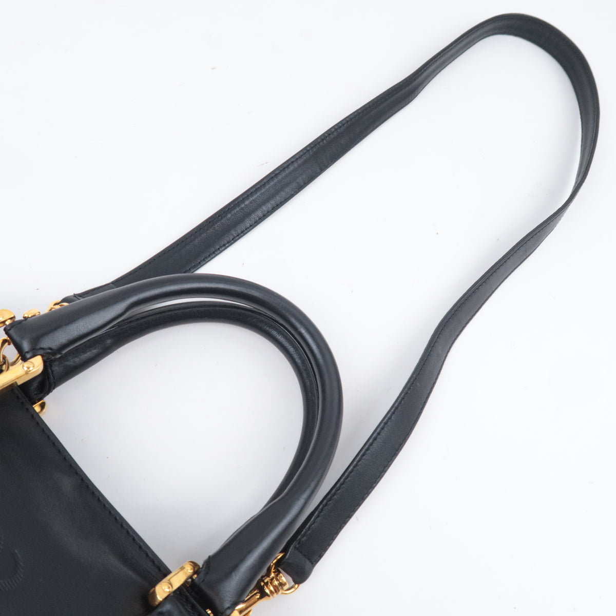 LOEWE Anagram 2Way Leather Handbag