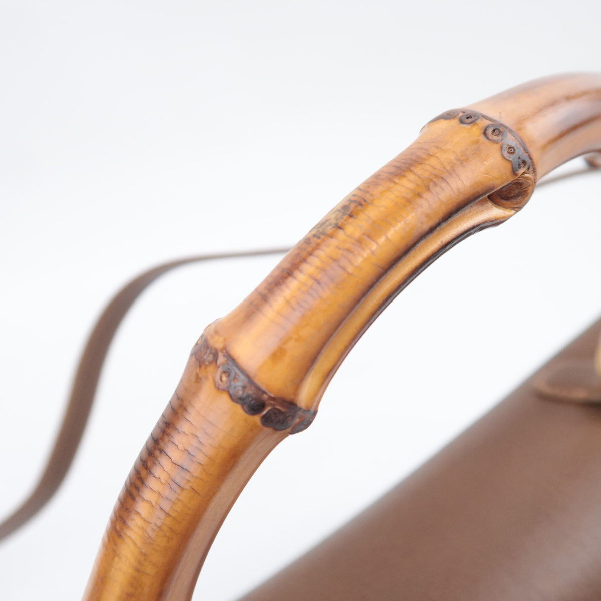 GUCCI Bamboo 2-Way Leather Handbag 000.26.0029