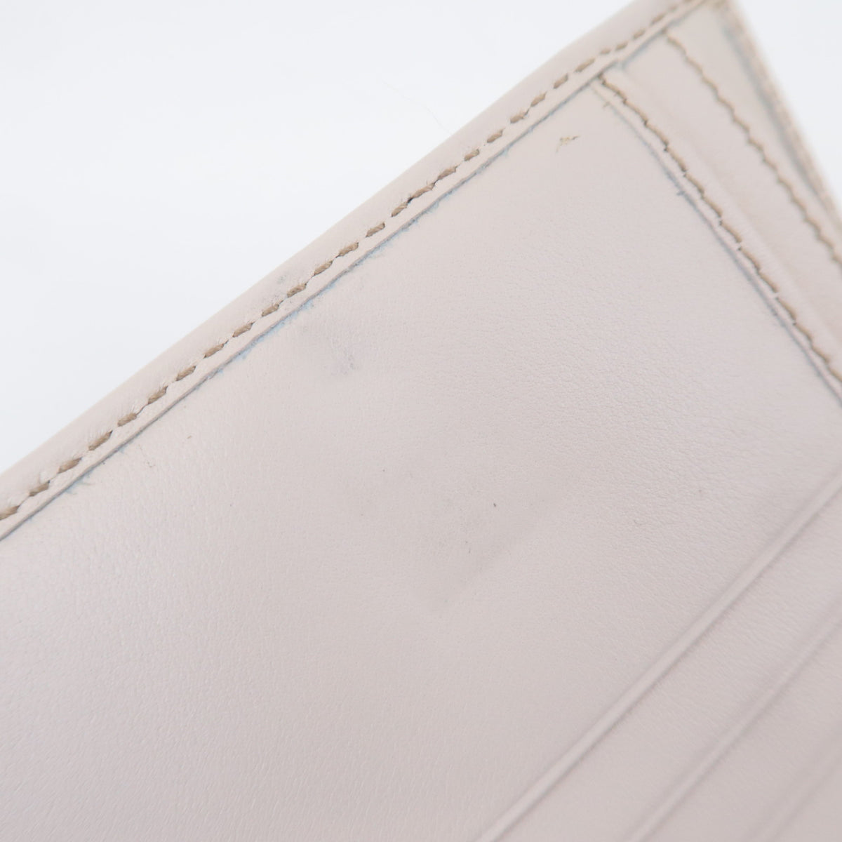 GUCCI GG Canvas Bi-Fold Wallet Beige Ivory Gold Clasp 159917