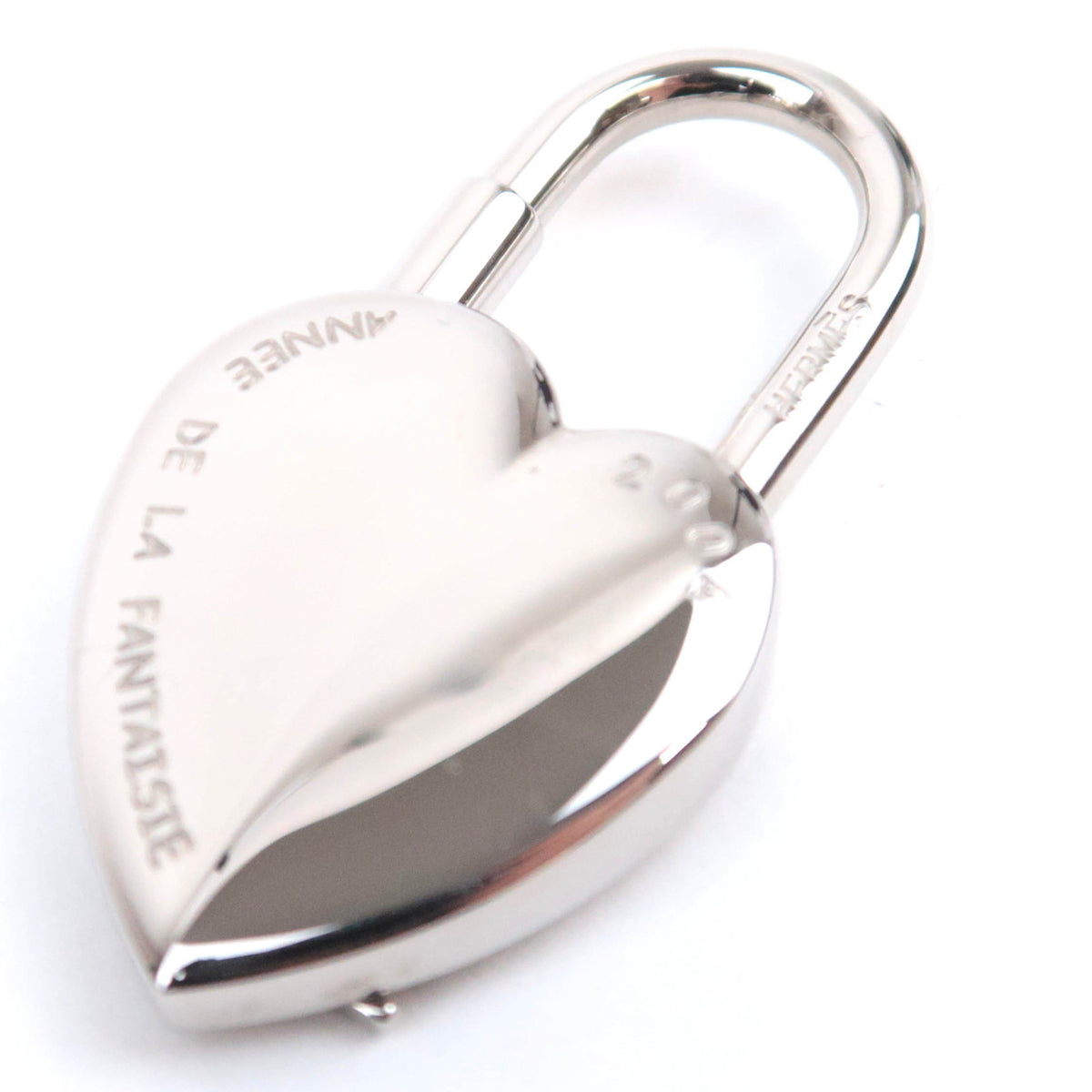 HERMES Vive L'Idee Lock Heart Fantasy Charm Lock