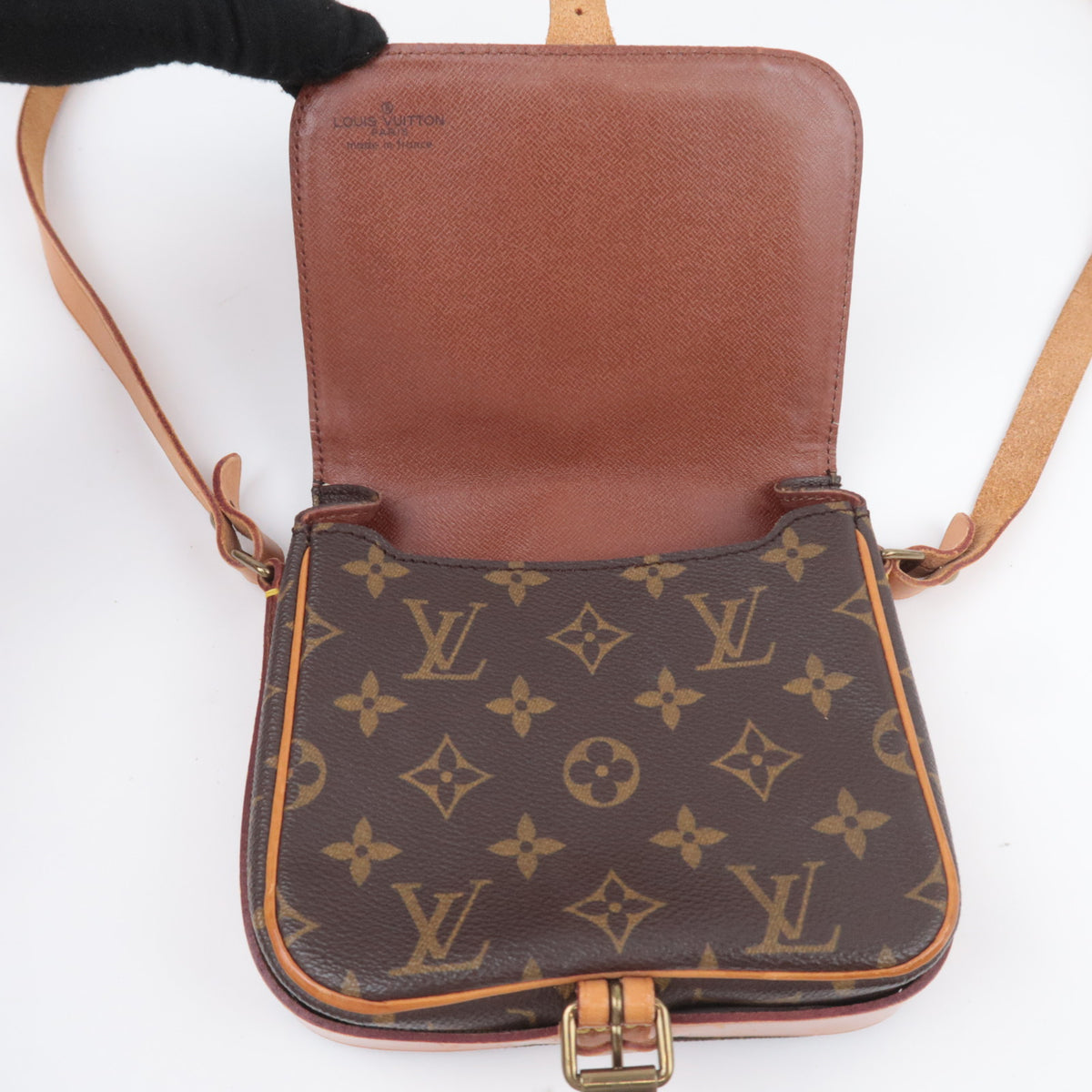 Louis Vuitton Monogram Mini Cartouchiere Shoulder Bag M51254