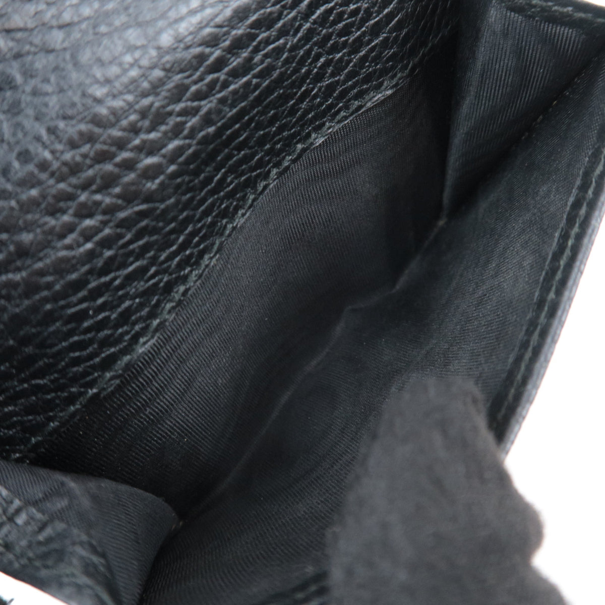 GUCCI GG Marmont Leather Double Snap Wallet Black 456122