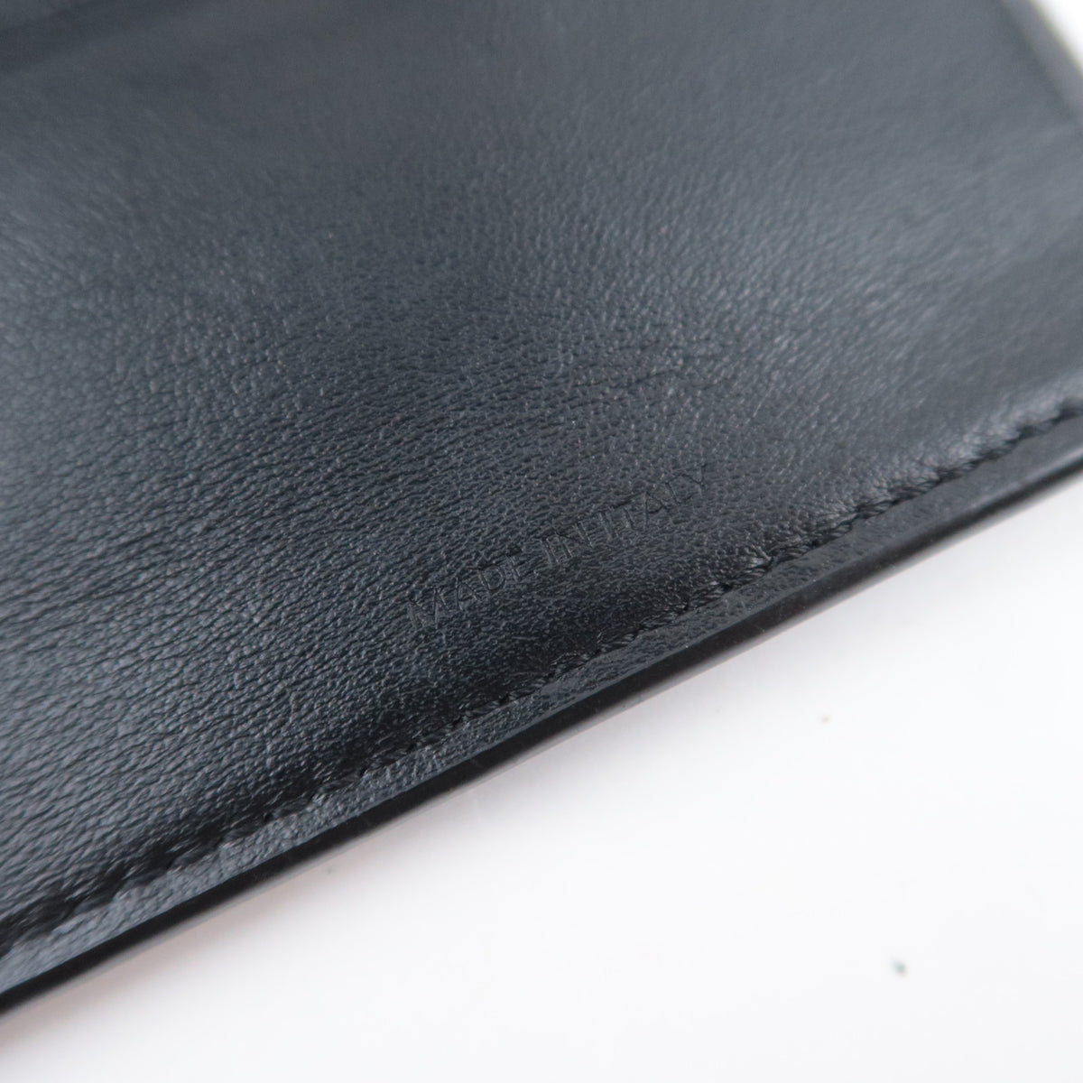 CELINE Triomphe Embossed Leather Wallet