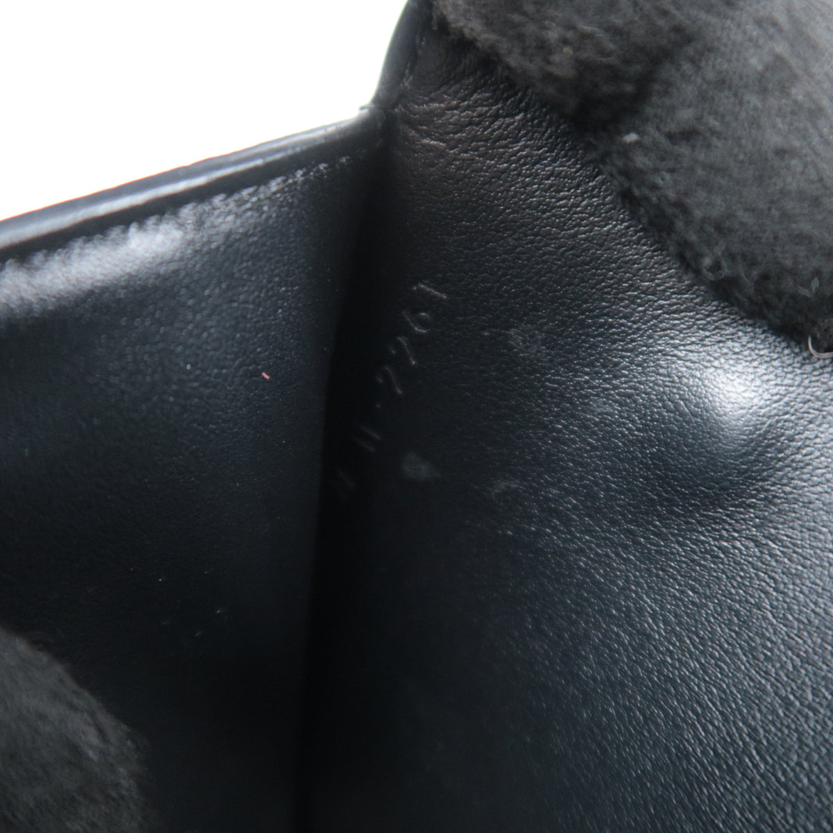 CELINE Triomphe Embossed Leather Wallet