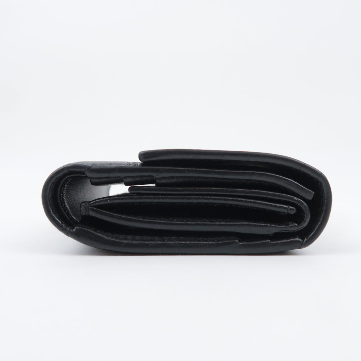 CELINE Triomphe Embossed Leather Wallet