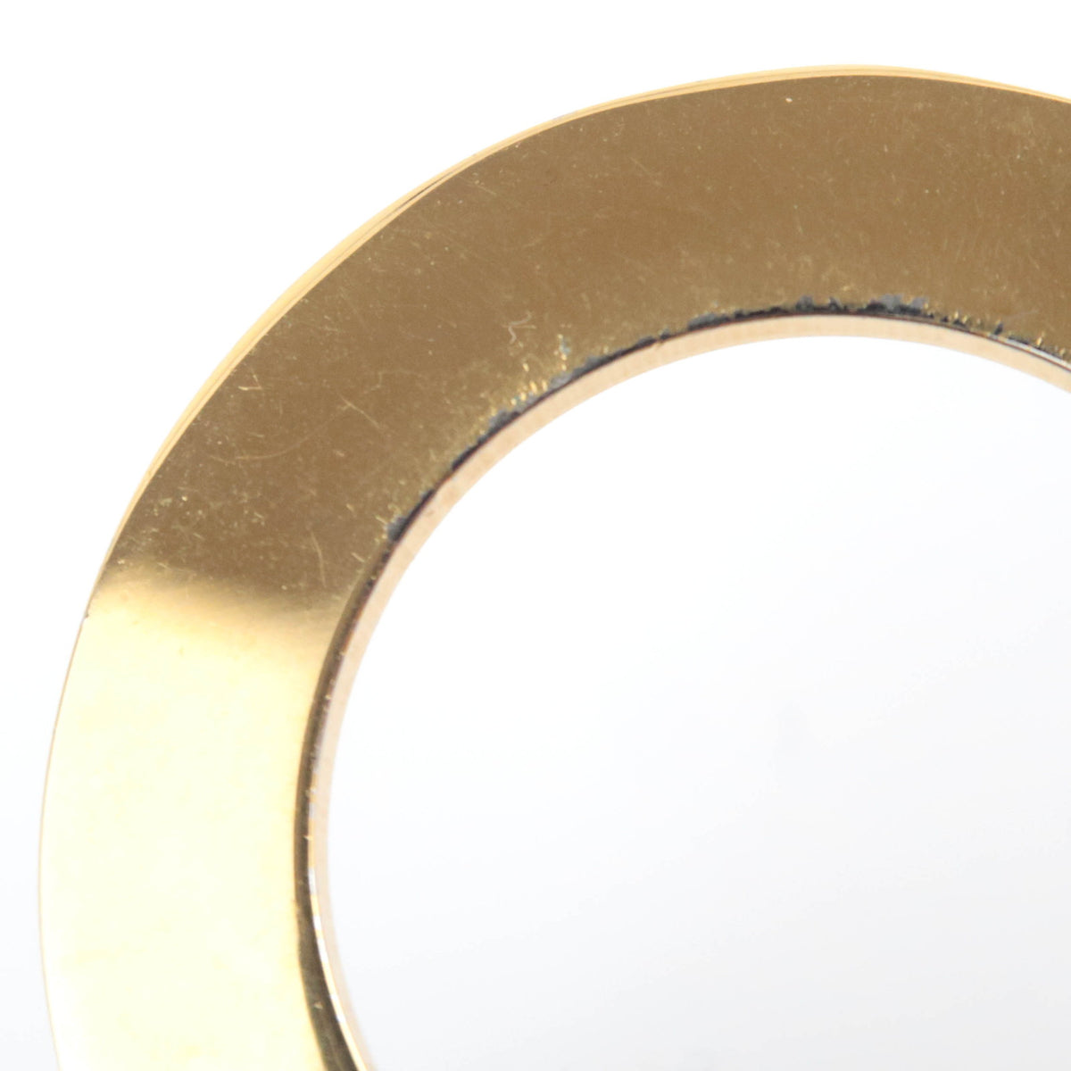 CELINE Circle Logo Ring Pendant Necklace