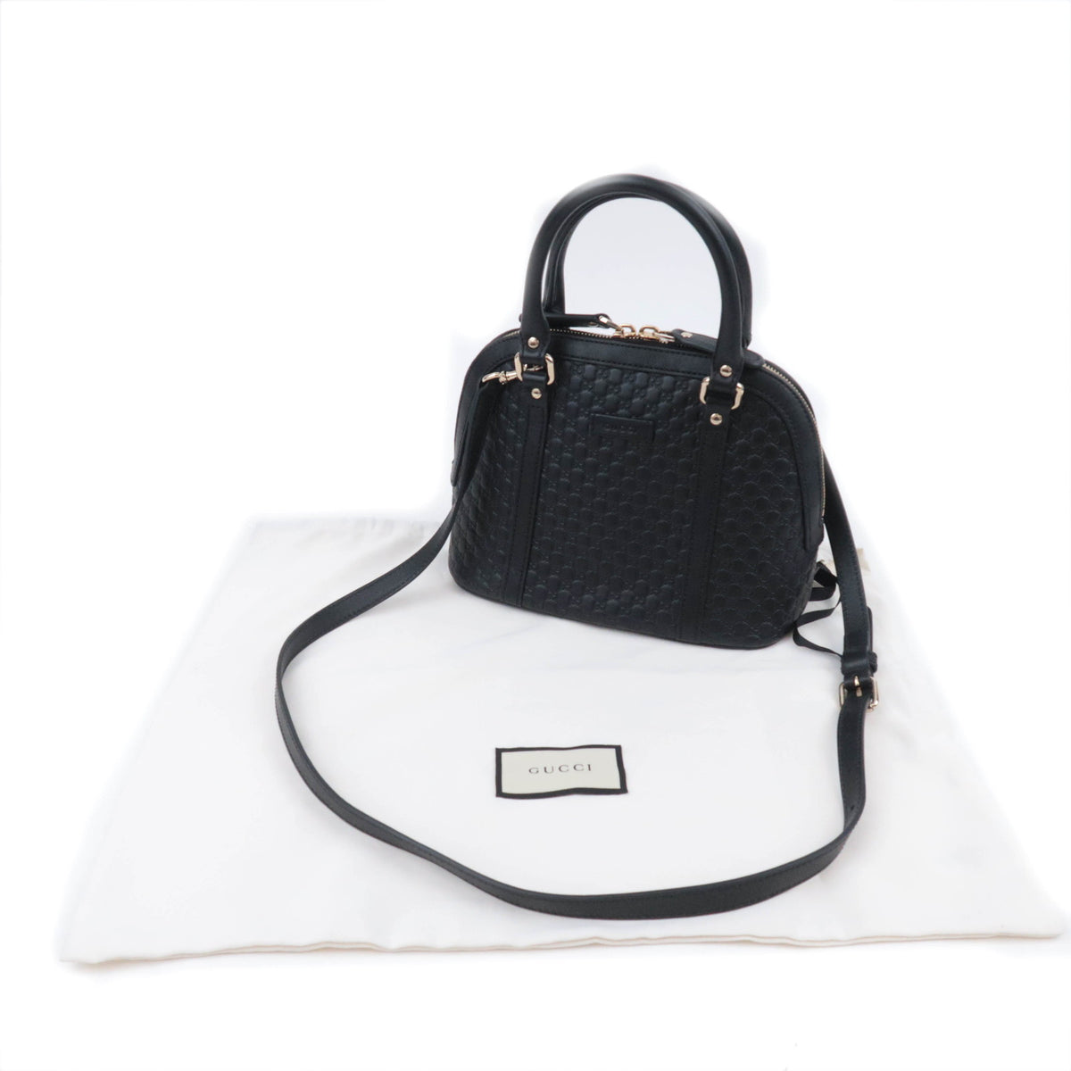 GUCCI Microguccissima 2Way Small Dome Bag 449654