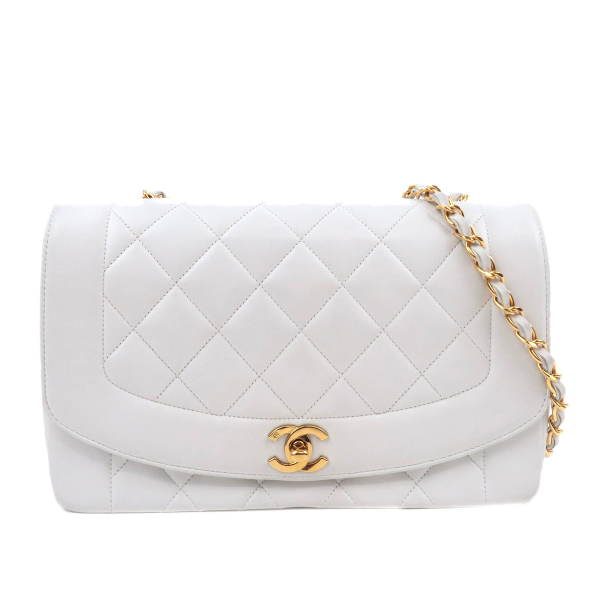 CHANEL Diana Matelasse Flap Bag92760