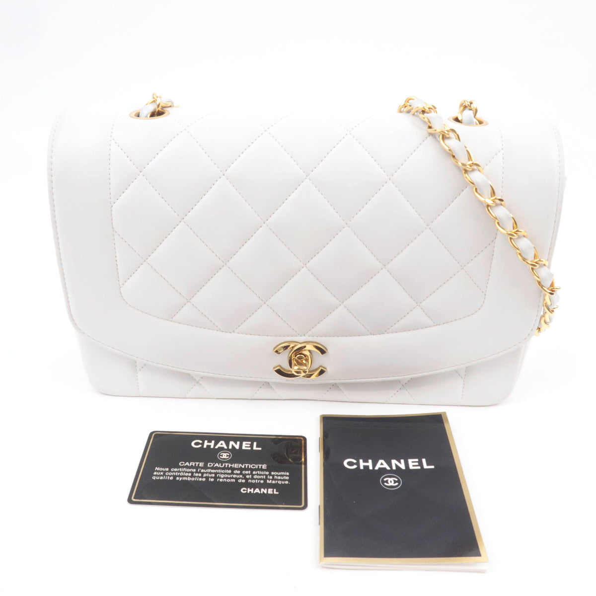 CHANEL Diana Matelasse Flap Bag