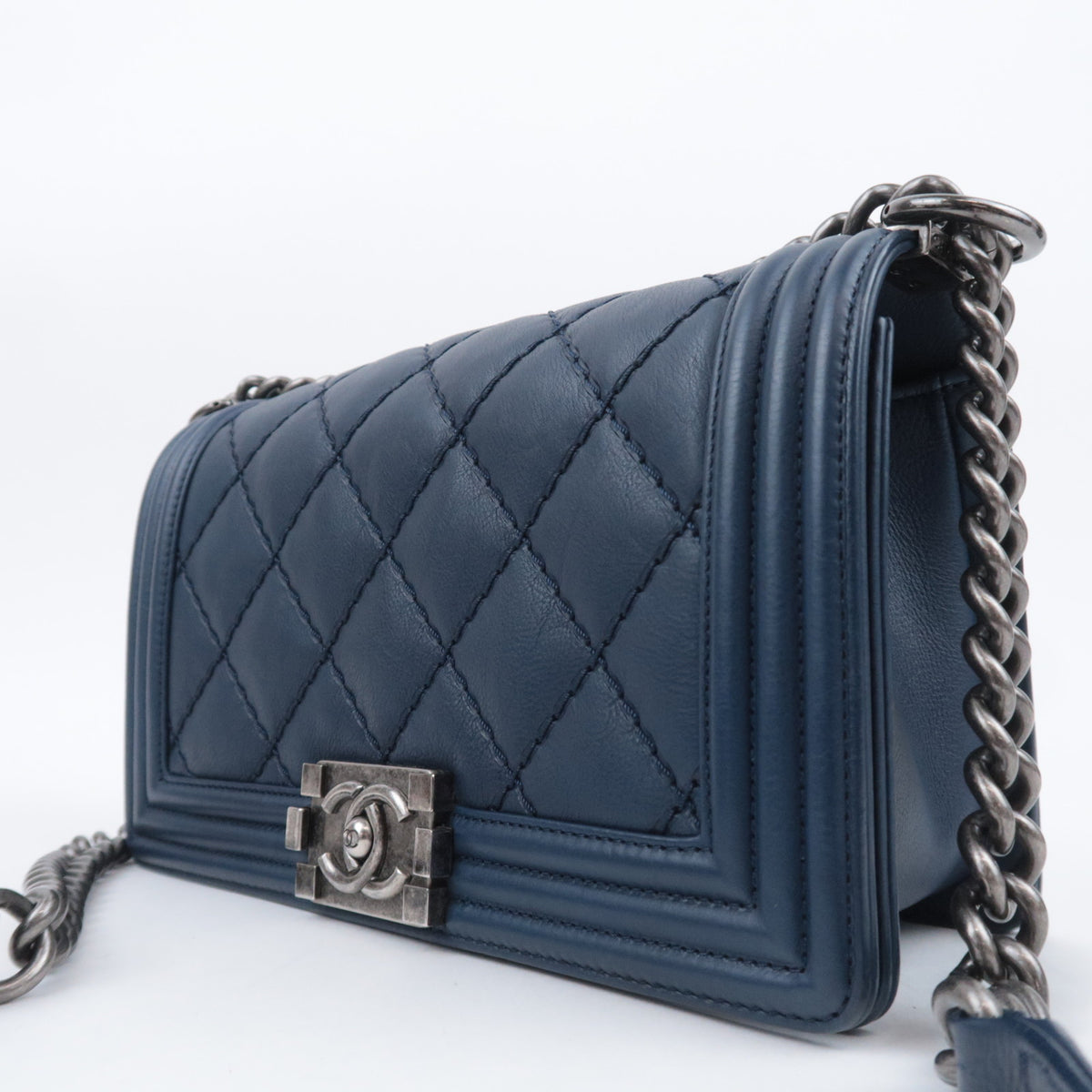 CHANEL Wild Stitch Boy Chanel 25 Flap Bag Lambskin