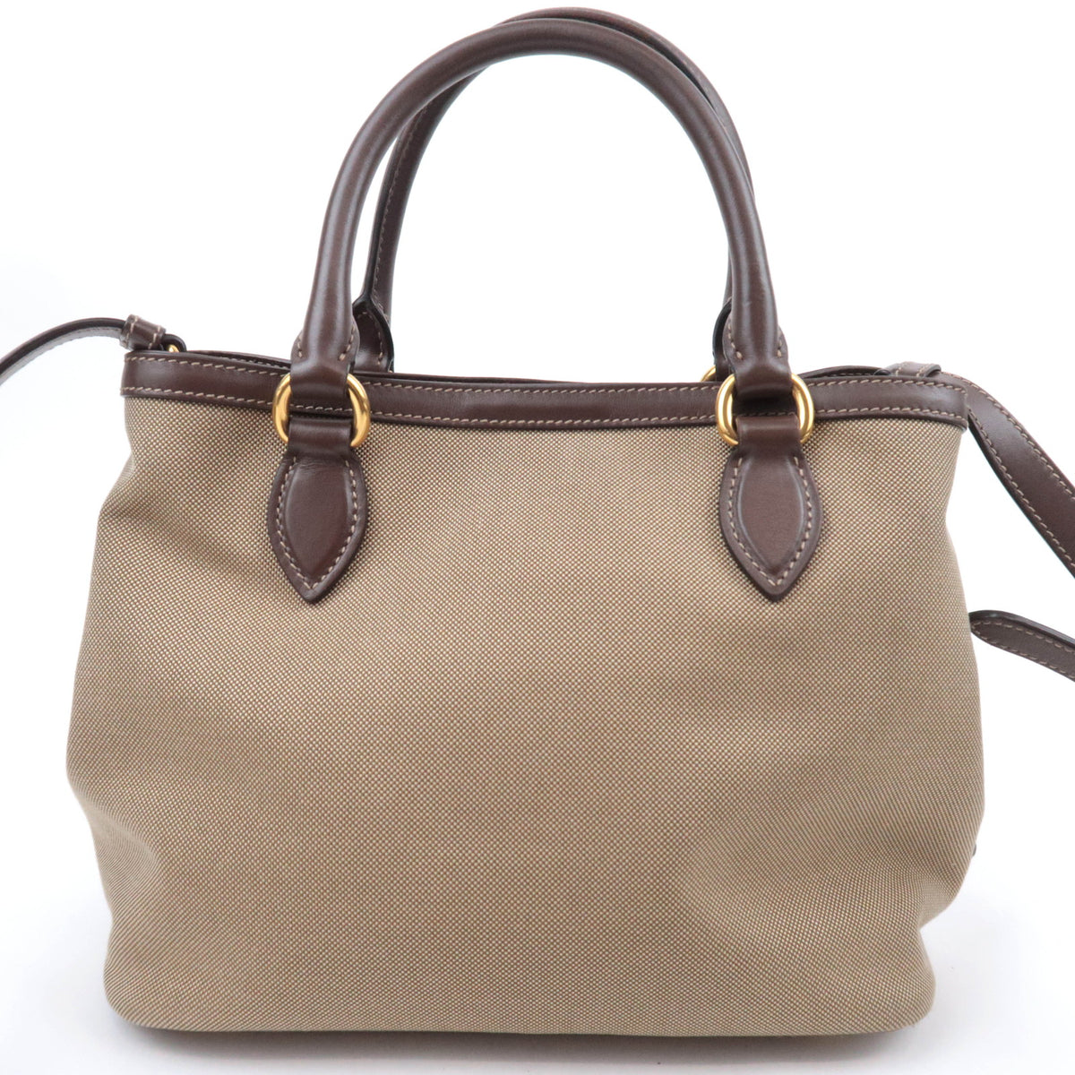 PRADA 2Way Logo Jacquard Handbag