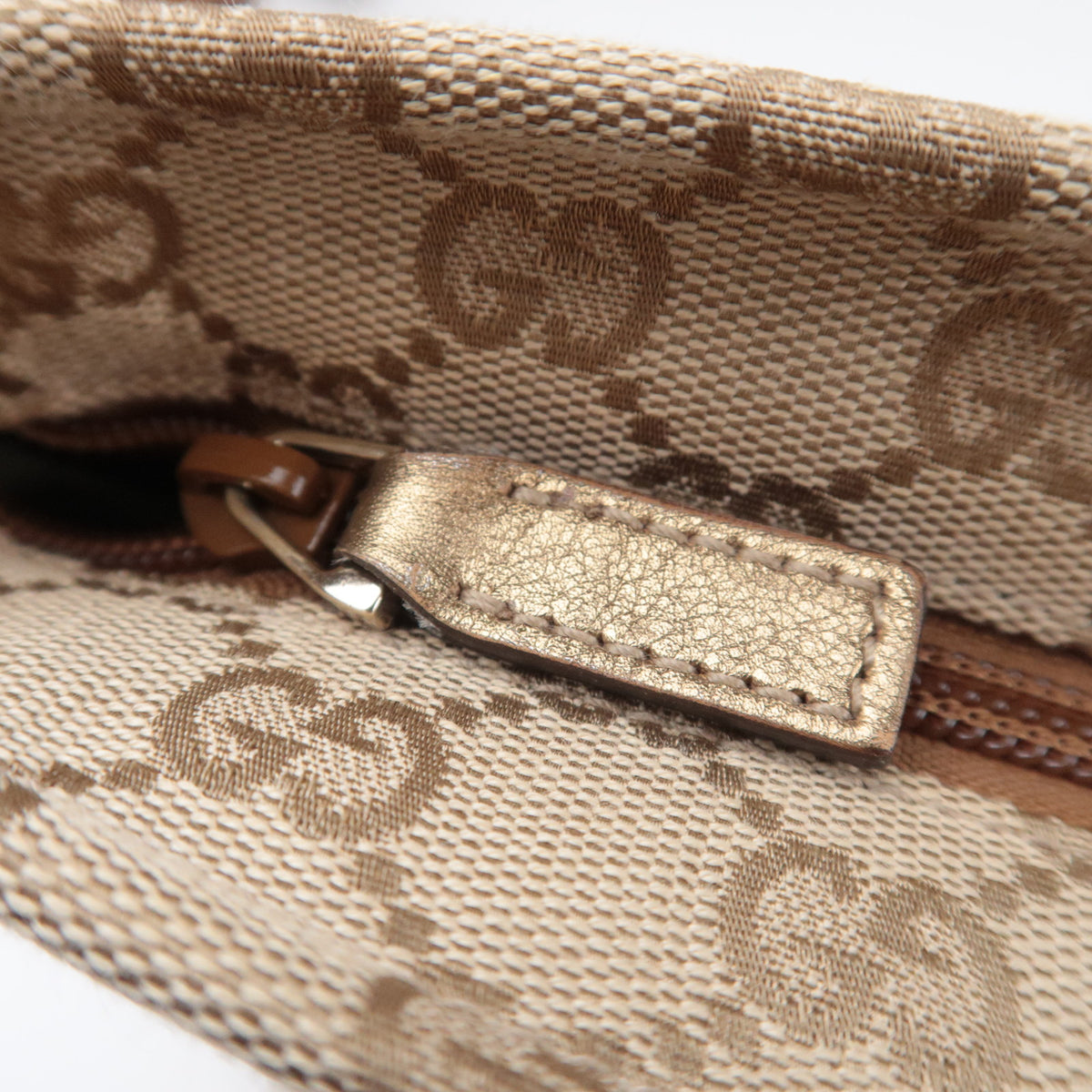 GUCCI Sherry GG Canvas Tote Bag 155524