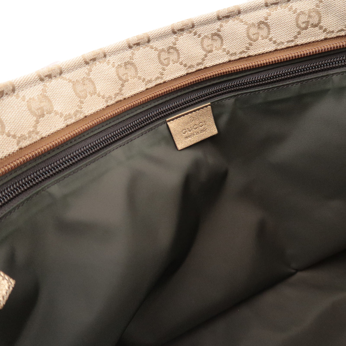 GUCCI Sherry GG Canvas Tote Bag 155524