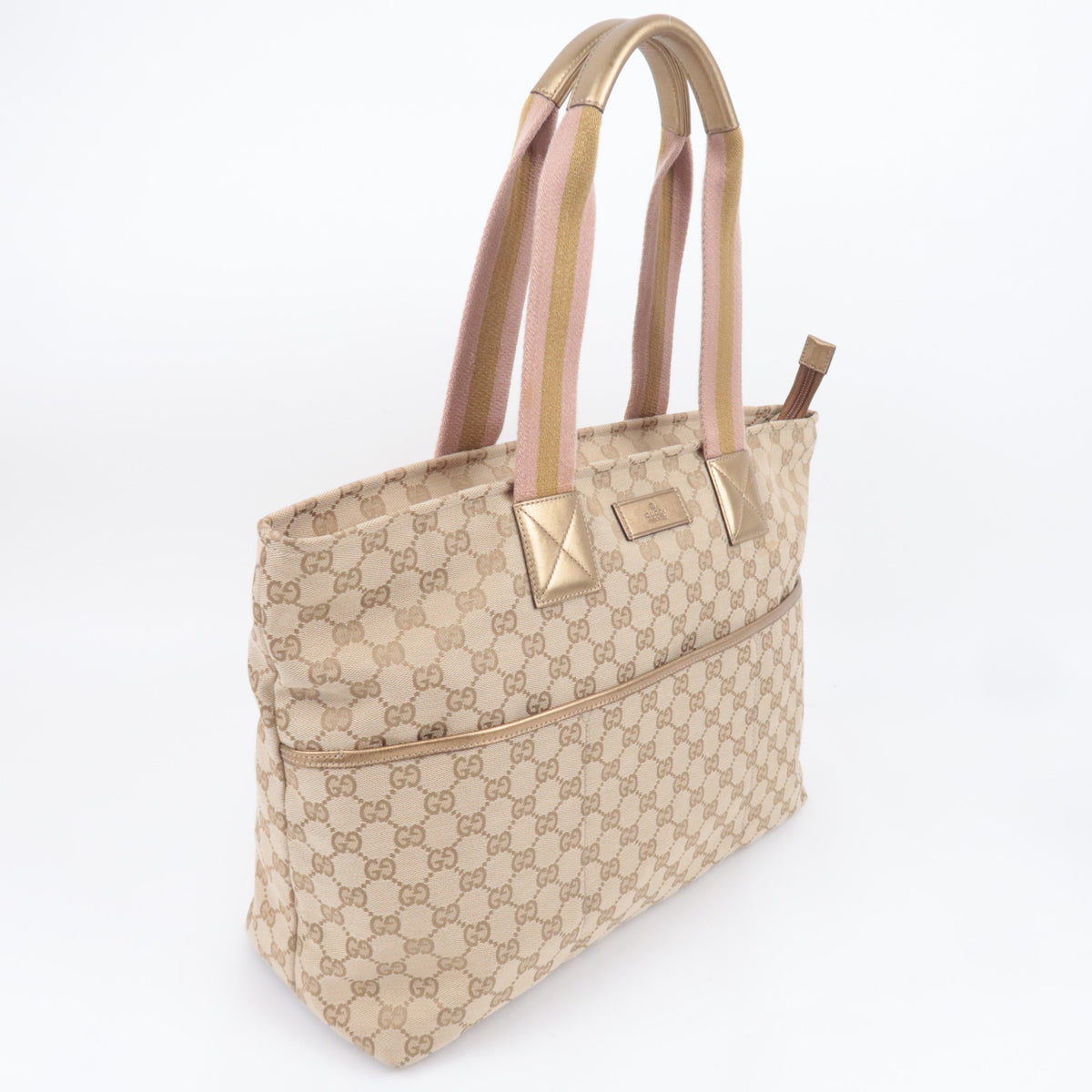 GUCCI Sherry GG Canvas Tote Bag 155524