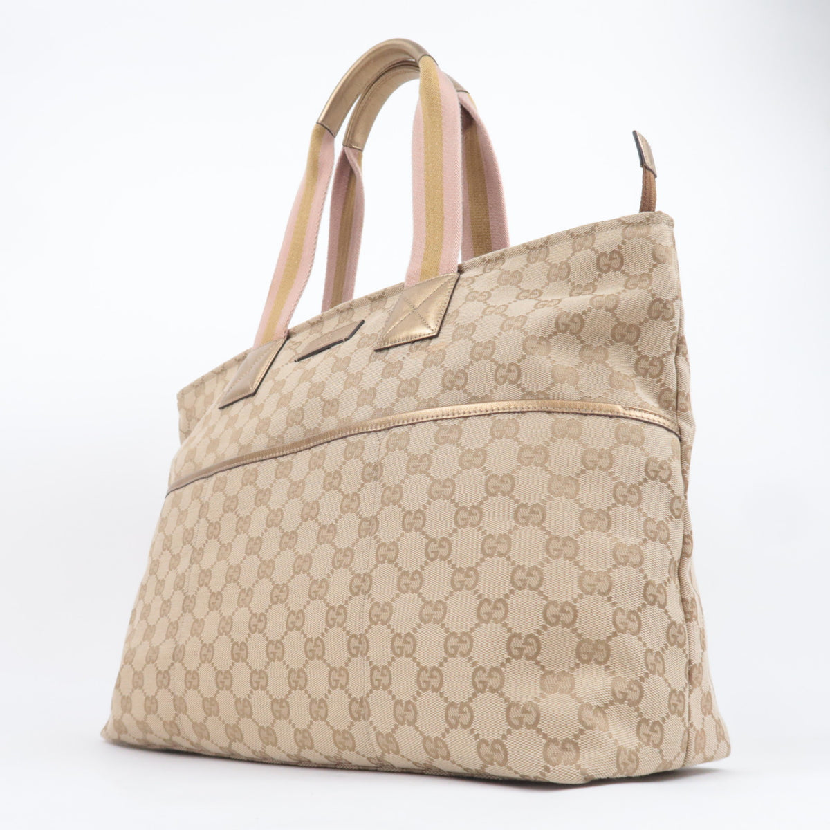 GUCCI Sherry GG Canvas Tote Bag 155524