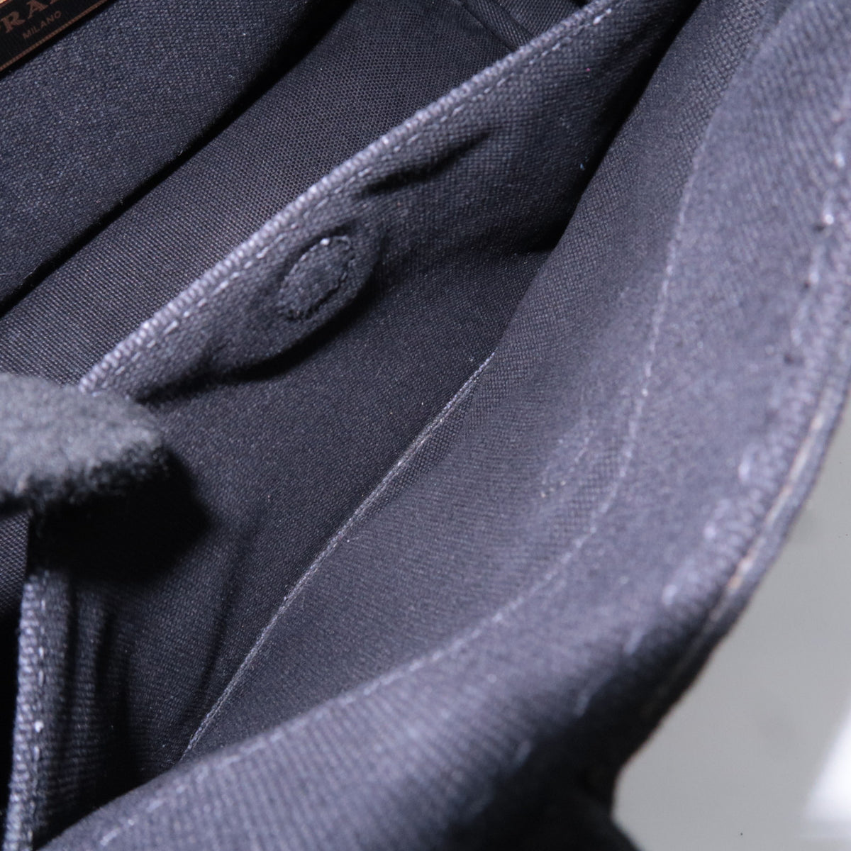 PRADA Canapa Mini 2Way Canvas Tote Bag 1BG439