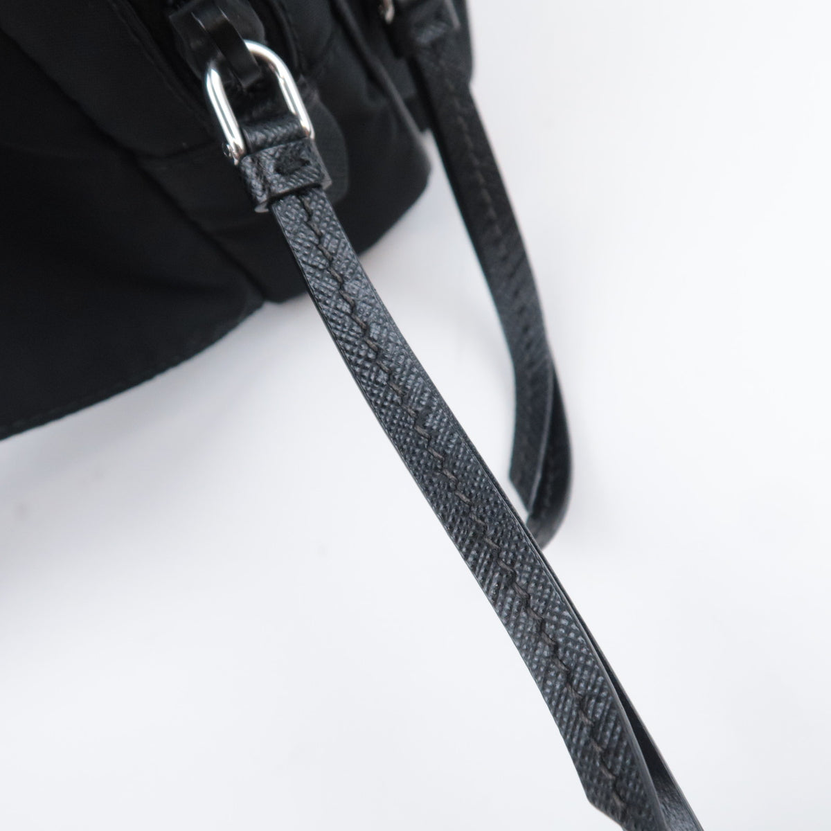 PRADA Nylon Leather Waist Bag Fanny Pack