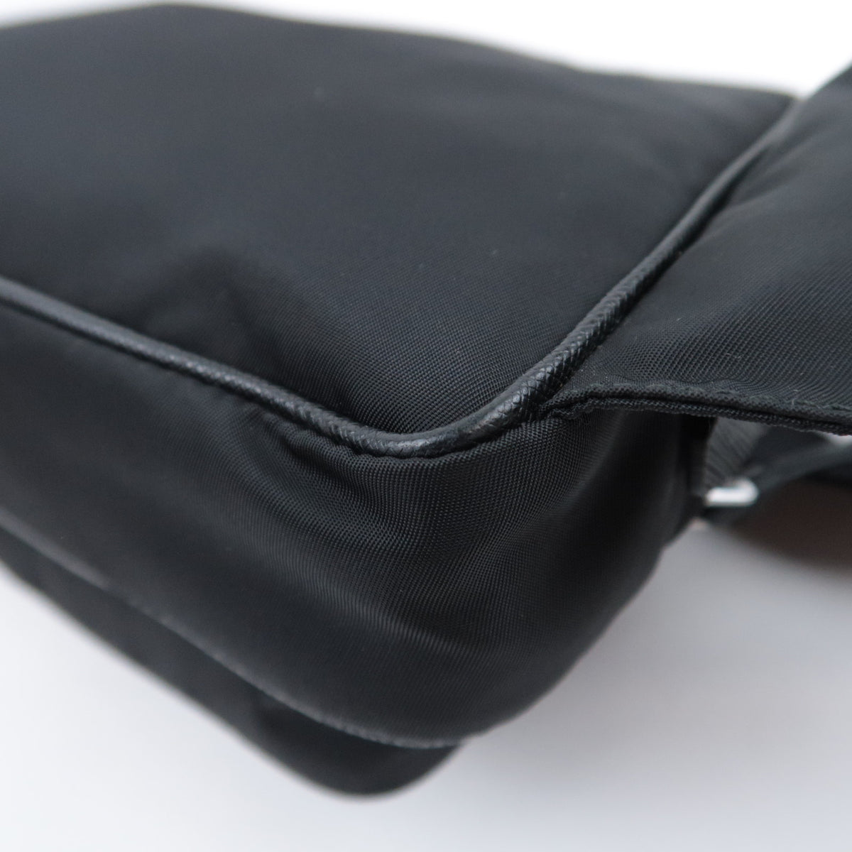 PRADA Nylon Leather Waist Bag Fanny Pack