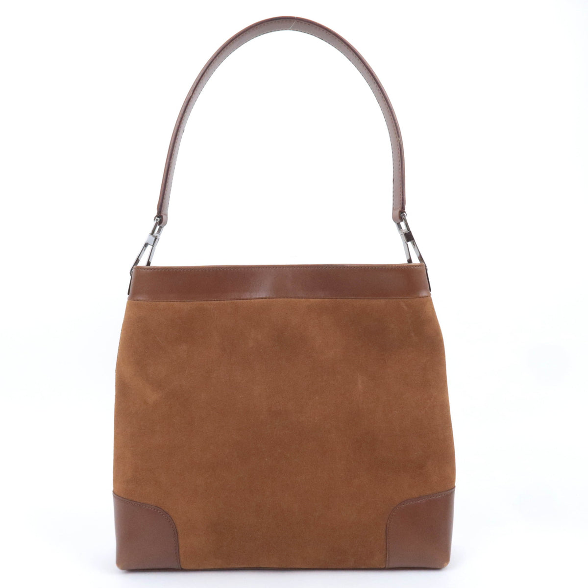 GUCCI Sherry Suede Web Stripe Shoulder Bag 33900