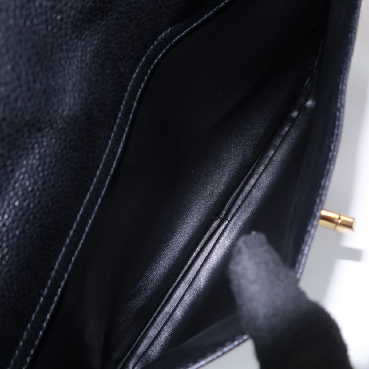 CHANEL Coco Mark Chain Tote Bag Caviarskin