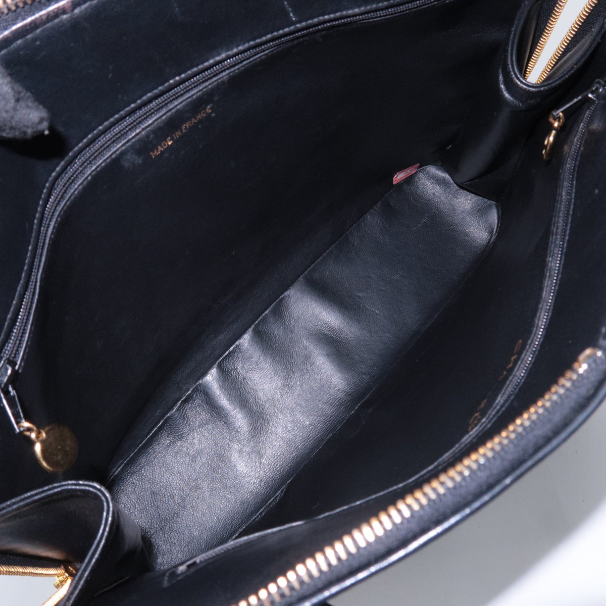 CHANEL Big Coco Mark Cocoball Tote Bag Lambskin