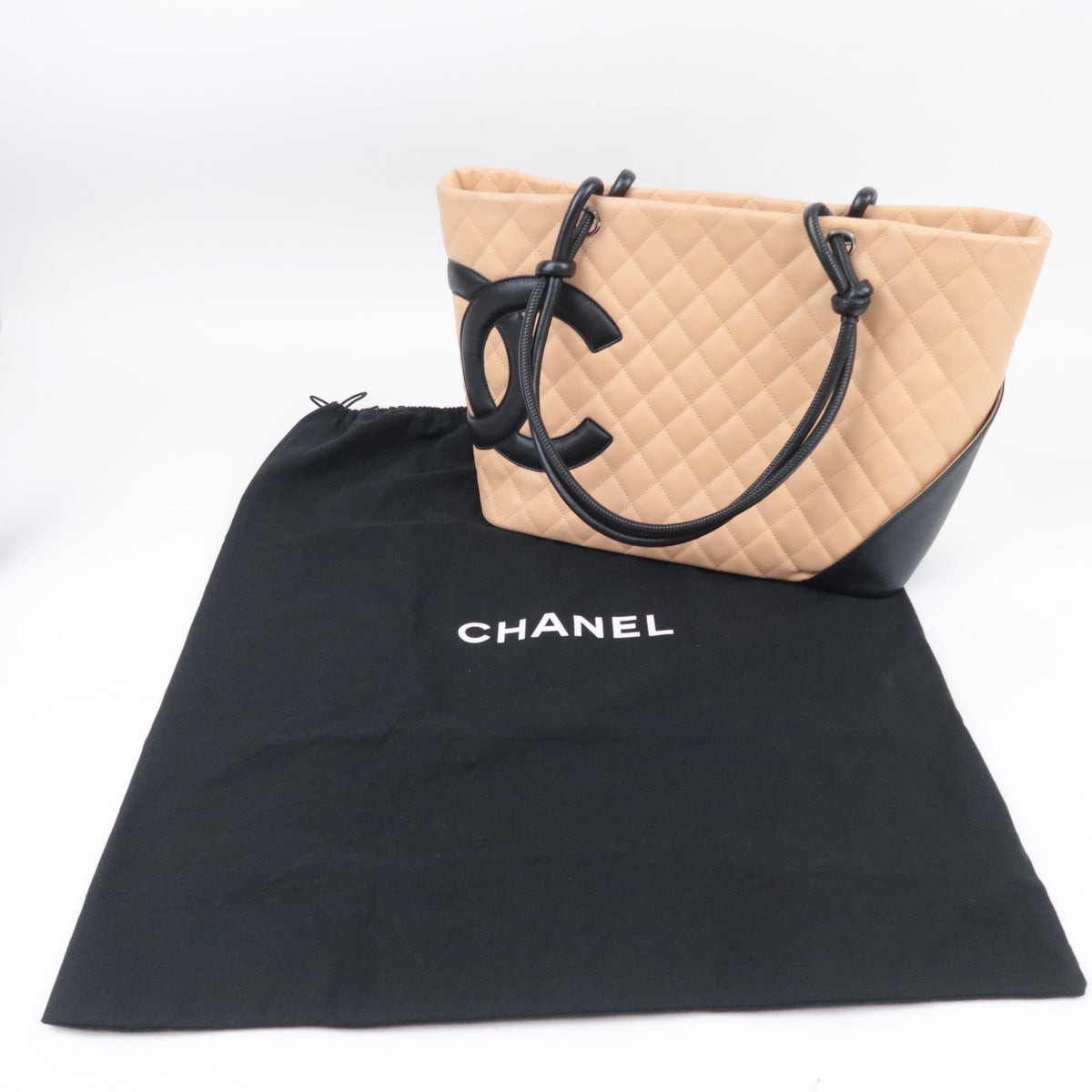 CHANEL Cambon Line Large Tote Bag Lambskin A25169