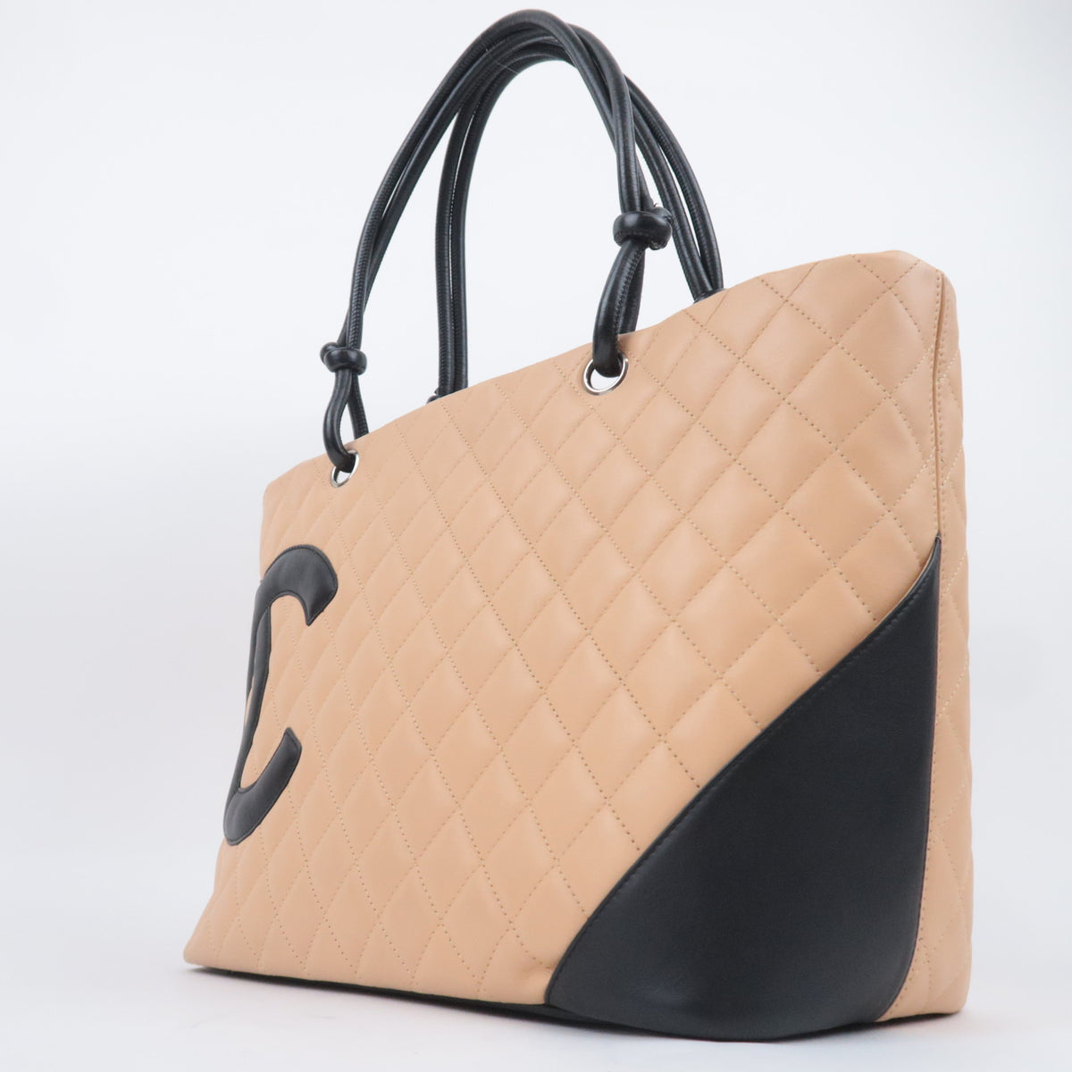 CHANEL Cambon Line Large Tote Bag Lambskin A25169