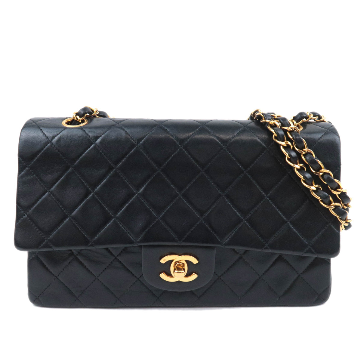 CHANEL Matelasse 25 Chain Shoulder Bag Lambskin92807