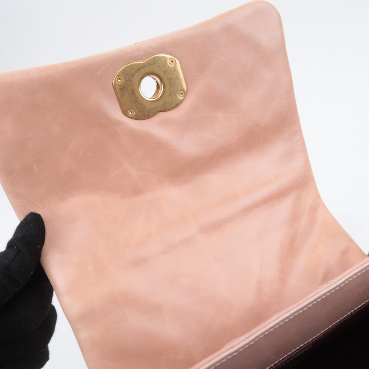 CHANEL Daily Walk Matelasse Pink Leather Flap Bag