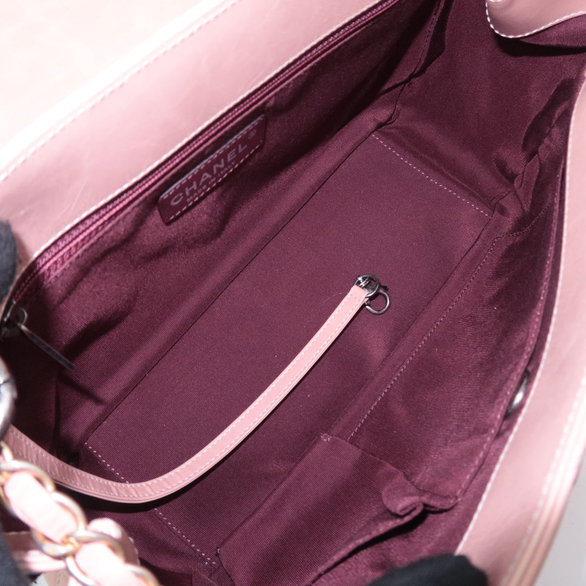 CHANEL Daily Walk Matelasse Pink Leather Flap Bag