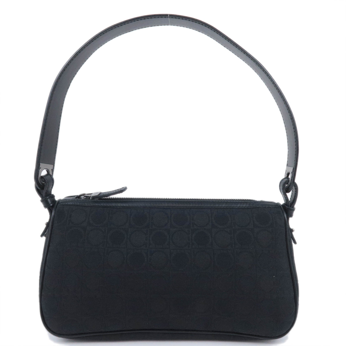 Ferragamo Gancini Small Canvas Shoulder Bag92813