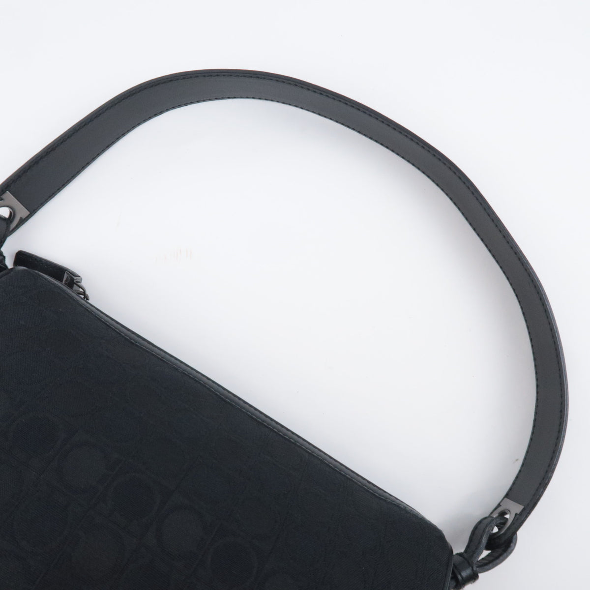 Ferragamo Gancini Small Canvas Shoulder Bag