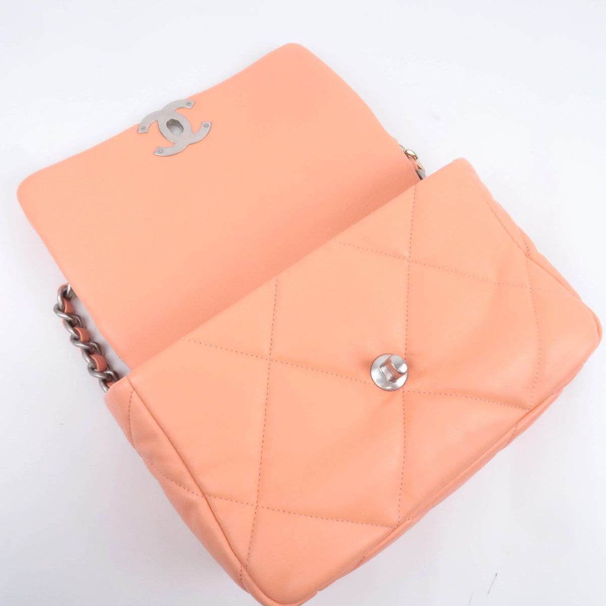 CHANEL 19 Dixneuf 2Way Chain Shoulder Bag Lambskin