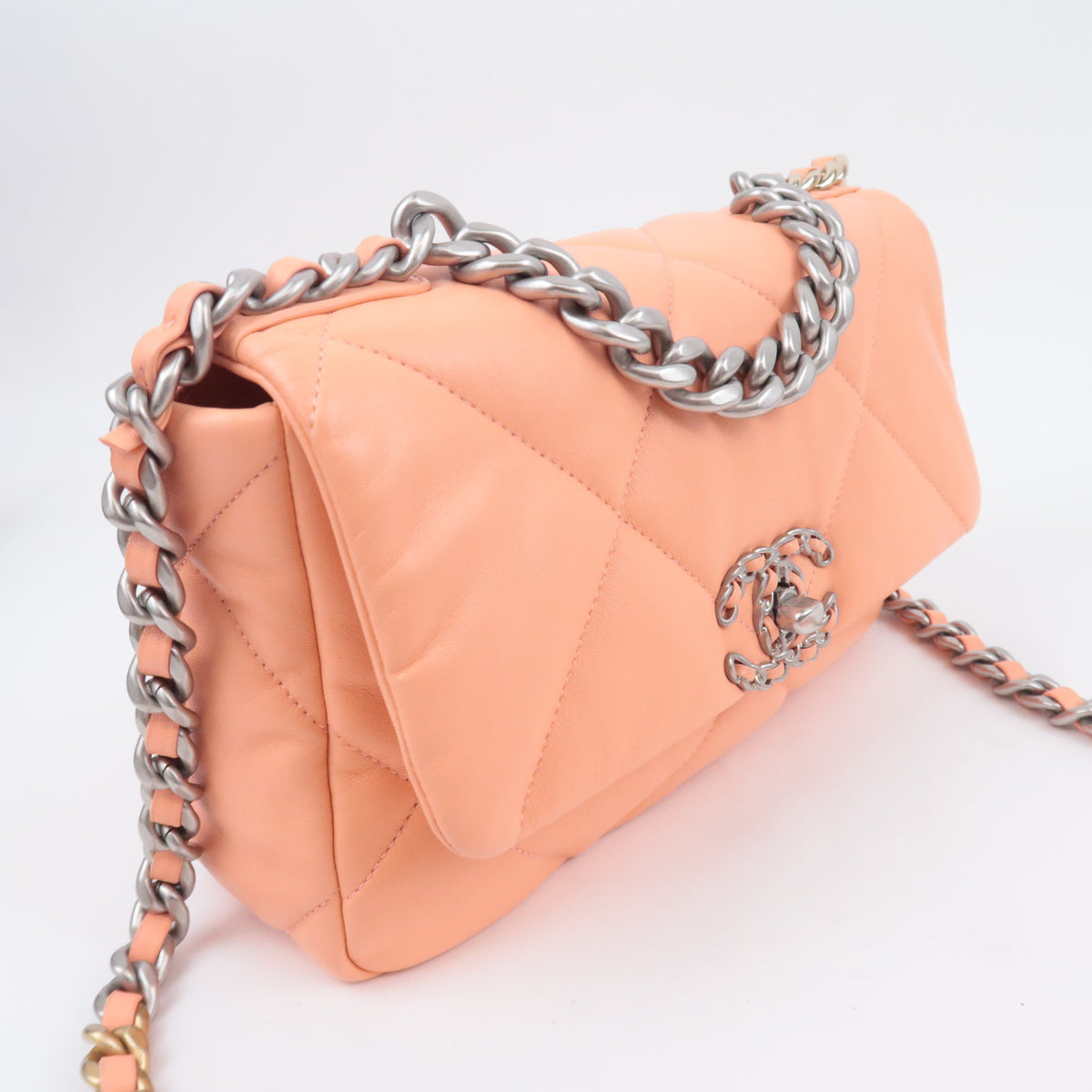 CHANEL 19 Dixneuf 2Way Chain Shoulder Bag Lambskin