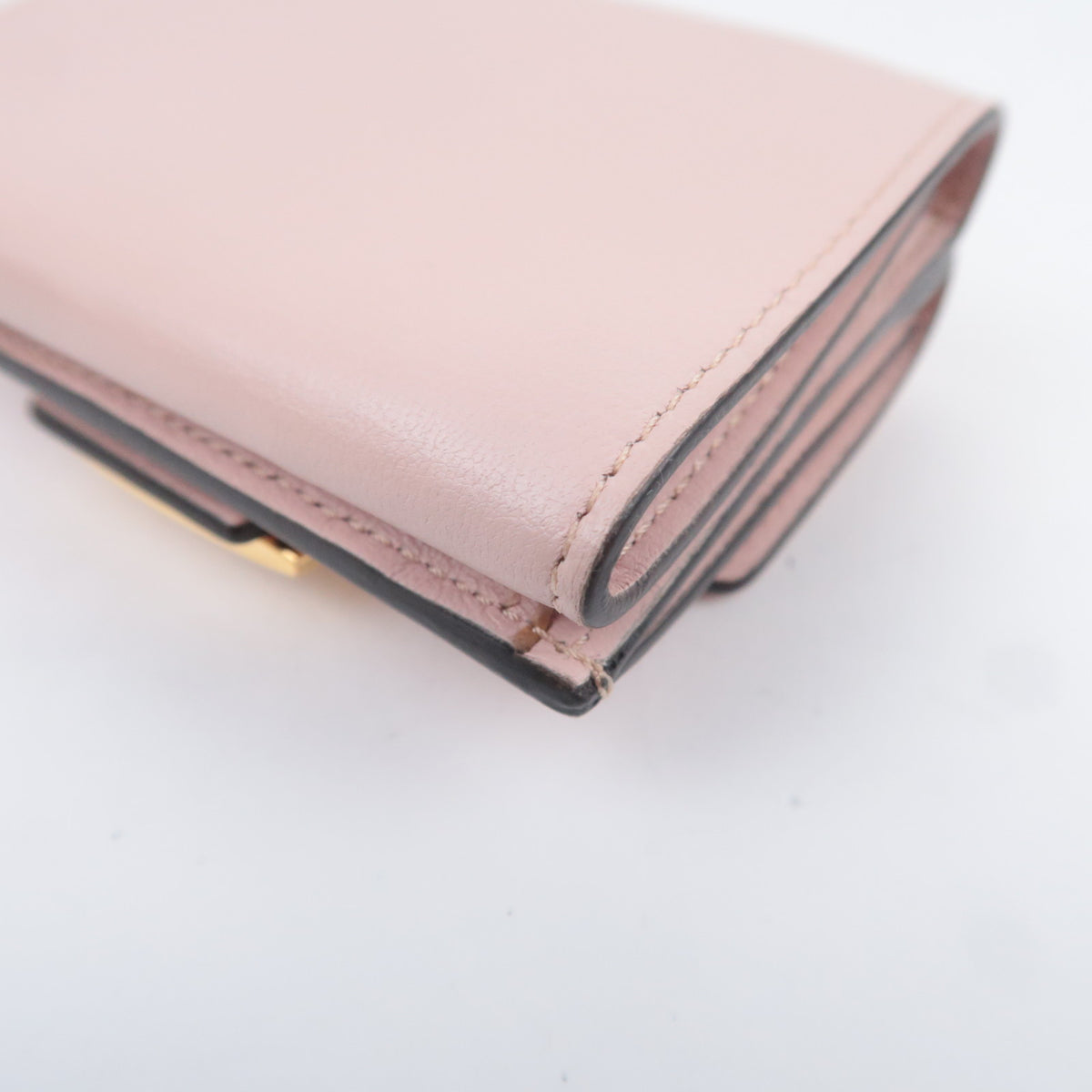FENDI F Is FENDI Leather Tri-Fold Wallet 8M0395